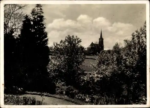 Foto Ak Kurort Berggießhübel, Blick zur Kapelle, 1942