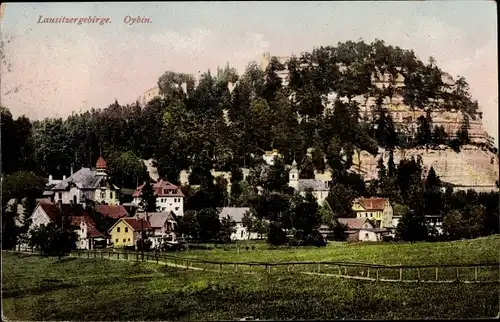 Ak Oybin in der Oberlausitz, Panorama