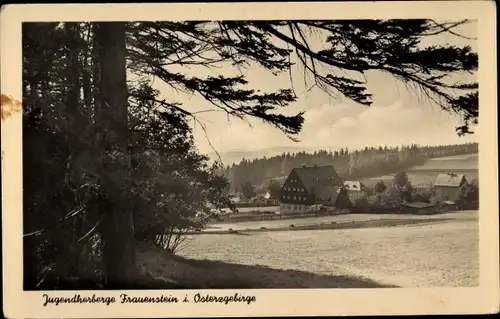 Ak Frauenstein im Erzgebirge, Jugendherberge