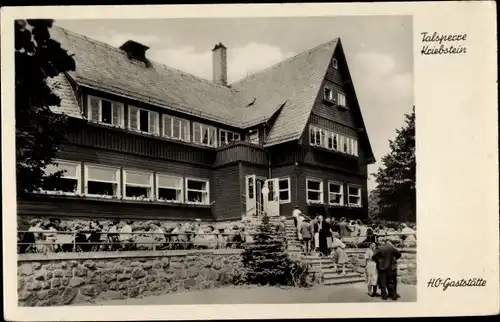 Ak Kriebstein Mittelsachsen, HO Gaststätte