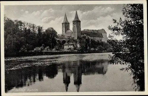 Ak Rochlitz an der Mulde, Schloss