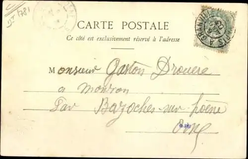 Ak Mantes la Jolie Yvelines, Vue prise en Aval