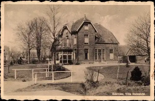 Ak Ederveen Gelderland, Villa Ruimzicht