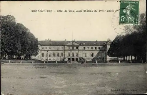 Ak Isigny sur Mer Calvados, Hôtel de Ville