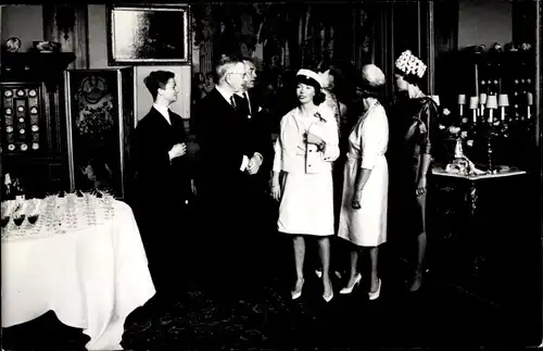 Foto König Gustaf VI. Adolf beim Empfang