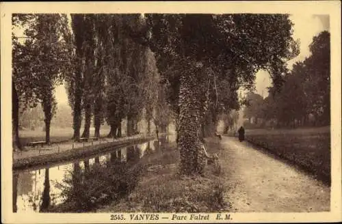 Ak Vanves Hauts de Seine, Parc Falret