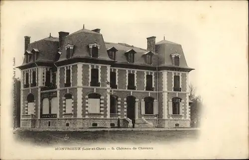 Ak Montrieux Loir et Cher, Château de Chereau