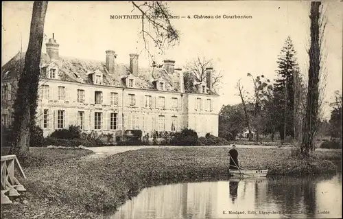 Ak Montrieux Loir et Cher, Château de Courbanton