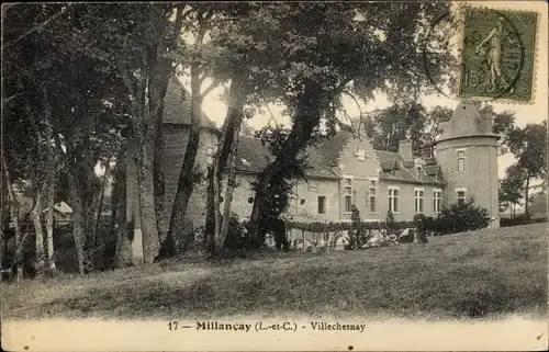 Ak Millançay Loir-et-Cher, Villechesnay