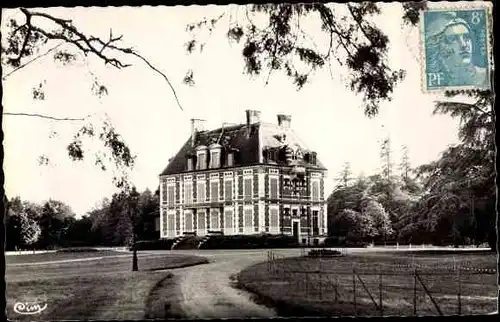 Ak Champcevrais Yonne, Château de la Claire Fontaine