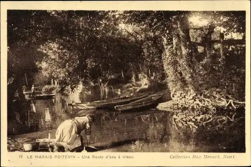 Ak Le Vanneau-Irleau Deux Sèvres, Marais Poitevin, Une Route d´Eau