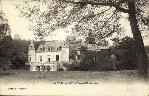 Ak Ruillé sur Loir Sarthe, La Ville