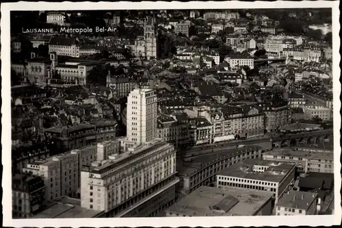 Ak Lausanne Kanton Waadt, Stadtansicht, Metropole Bel Air