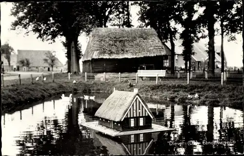 Ak Diever Drenthe Niederlande, Eendenvijver