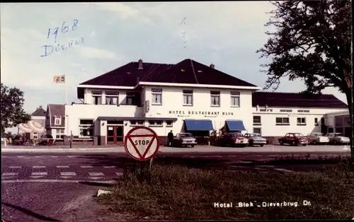 Ak Dieverbrug Drenthe Niederlande, Hotel Blok