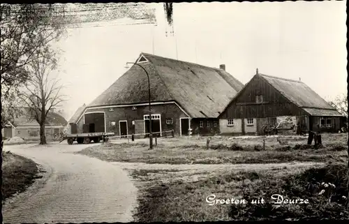 Ak Deurze Drenthe, Boerderij