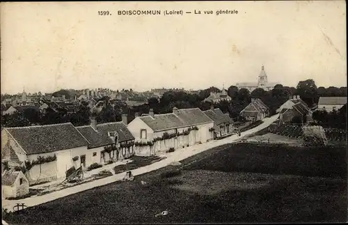 Ak Boiscommun Loiret, Vue générale