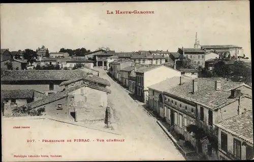 Ak Pibrac Haute Garonne, Pelerinage, Vue générale