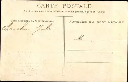 Ak Bruyeres sous Laon Aisne, Vue générale prise de la grosse Tour