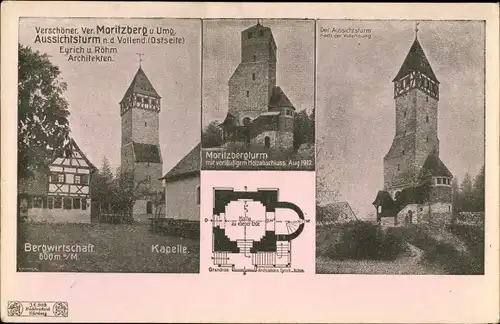 Ak Röthenbach an der Pegnitz in Mittelfranken, Verschönerungsverein, Moritzberg, Aussichtsturm