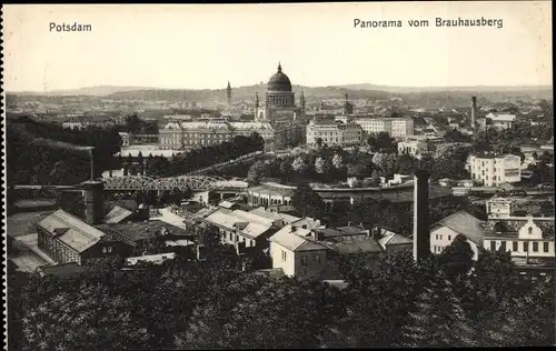 Ak Potsdam in Brandenburg, Panorama vom Brauhausberg