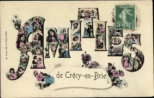 Ak Crecy en Brie Seine et Marne, Miniaturansichten