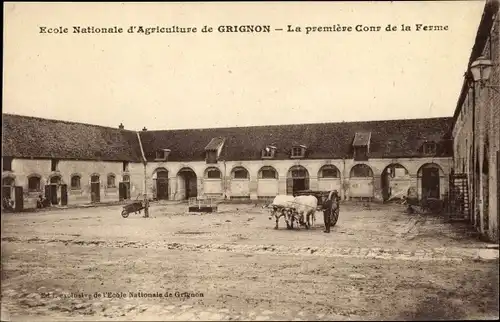 Ak Thiverval Grignon Yvelines, École Nationale d´Agriculture, Cour de Ferme