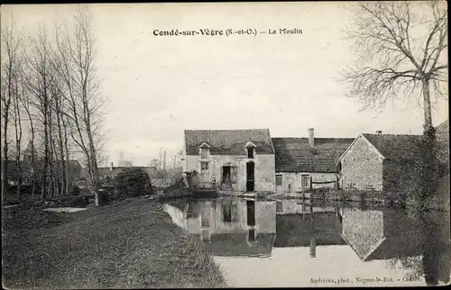 Ak Condé sur Vègre Yvelines, Le Moulin