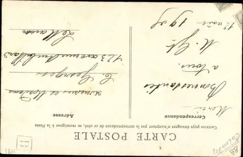 Ak Langrune sur Mer Calvados, Intérieur de l´Église