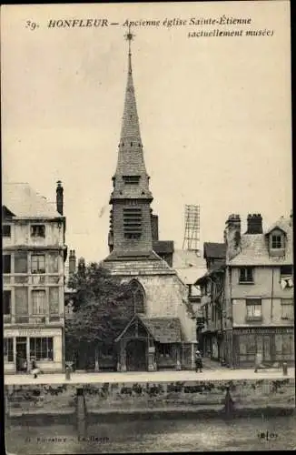 Ak Honfleur Calvados, Ancienne Église Saint Étienne, Le Musée