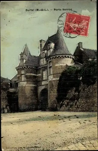 Ak Durtal Maine et Loire, Porte Verron