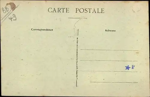 Ak Durtal Maine et Loire, Le calvaire et l'Eglise