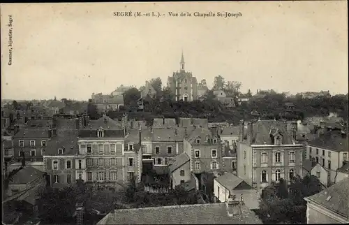 Ak Segré Maine et Loire, Vue de la Chapelle St Joseph