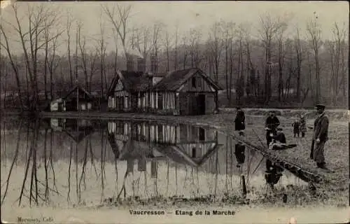 Ak Vaucresson Hauts de Seine, Étang de la Marche