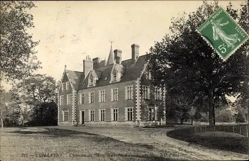 Ak Veilleins Loir-et-Cher, Château de Saint-Hubert