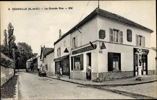 Ak Ezanville Val-d’Oise, La Grande Rue