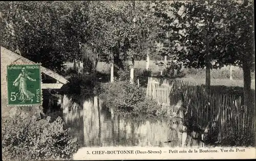 Ak Chef Boutonne Deux Sèvres, Petit Coin de la Boutonne