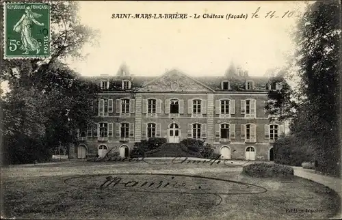 Ak Saint Mars la Briere, Le Chateau