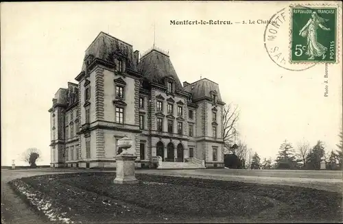 Ak Montfort le Rotrou Sarthe, Le Chateau