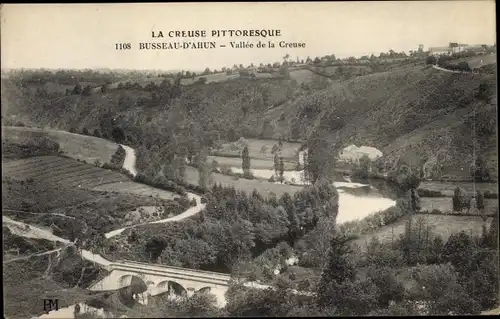 Ak Busseau d'Ahun Creuse, Vallee de la Creuse