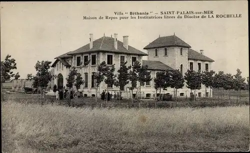 Ak Saint Palais sur Mer Charente Maritime, Villa Bethanie, Maison de Repos, Institutrices libres