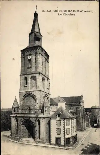 Ak La Souterraine Creuse, Le Clocher