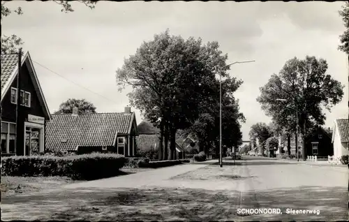 Ak Schoonoord Drenthe Niederlande, Sleenerweg