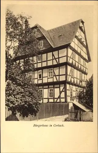 Ak Korbach in Hessen, Bürgerhaus