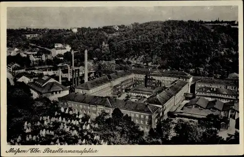 Ak Meißen in Sachsen, Porzellanmanufaktur