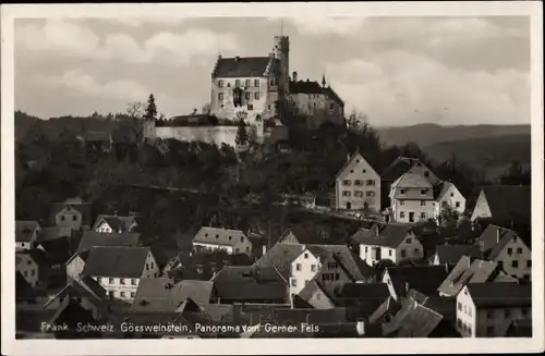 Ak Gößweinstein in Oberfranken, Panorama vom Gerner Fels