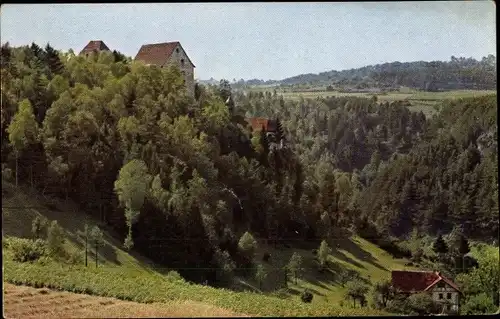 Ak Waischenfeld in der Fränkischen Schweiz Bayern, Burg Rabeneck