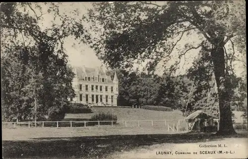 Ak Launay Sceaux d’Anjou Maine et Loire, Vue generale