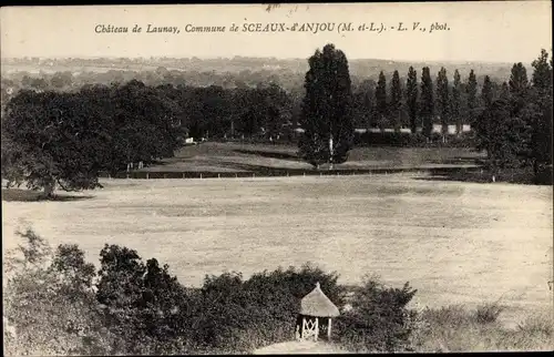 Ak Sceaux d’Anjou Maine et Loire, Chateau de Launay