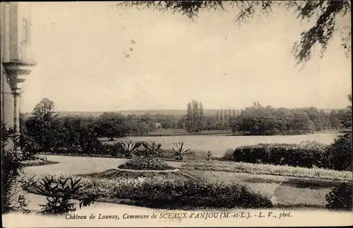 Ak Sceaux d’Anjou Maine et Loire, Chateau de Launay